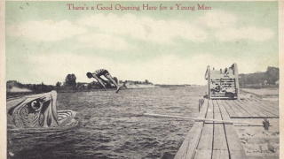 Illustration for article titled Tall Tale Fishing Postcards, The Ultimate Humblebrag Of The Early 1900s